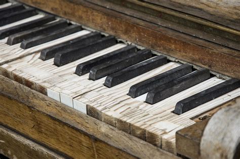 Broken Grand Piano Keys