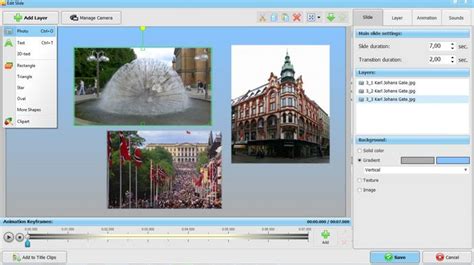 Animated Collage for Photo Slideshow | SmartSHOW 3D