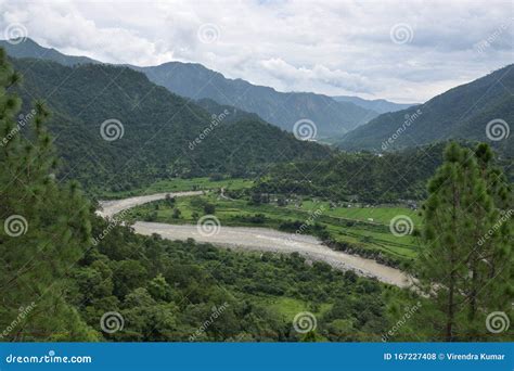 Indian Hill Area Scenario With Mountain Stock Photo Image Of