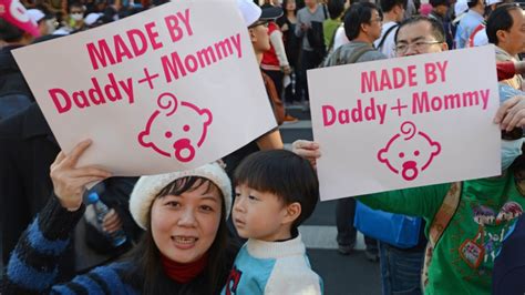 Tens Of Thousands March In Taiwan Against Same Sex Marriage Bill