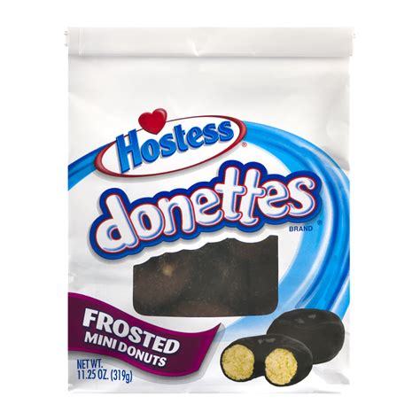 Hostess Donettes Chocolate Frosted Mini Donuts 10 75oz Bag Garden Grocer