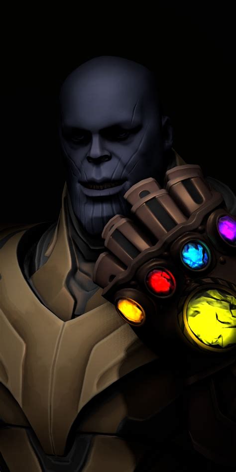 Download Thanos Video Game Villain Dark Fortnite 1080x2160