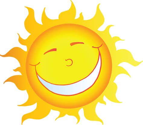 Cartoon Sun Pic Happy Cartoon Sun Royalty Free Vector Image Bodaswasuas