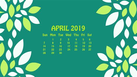 Beautiful April 2019 Desktop Calendar Desk Calendar Free Wall Calendar