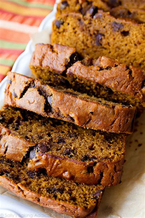 It's a pantry staple that has been if you give your cat bread, and you notice diarrhea, vomiting or reluctance to eat, the practice should be discontinued, and your veterinarian should be consulted. Pumpkin Chocolate Chip Bread. - Sallys Baking Addiction