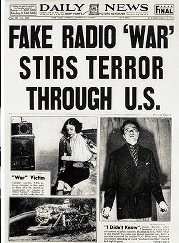 Remembering Orson Welles War Of The Worlds Broadcast James Ford