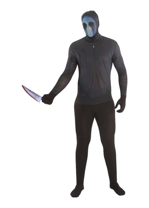 Eyeless Jack Morphsuit Costume Mens Party On