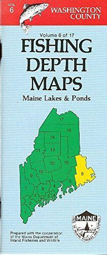 Fishing Depth Maps Washington County Maine Lakes And Ponds Wide