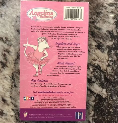 Angelina Ballerina Dance Of Friendship Vhs Ballet Mouse Ballerina 45986242167 Ebay