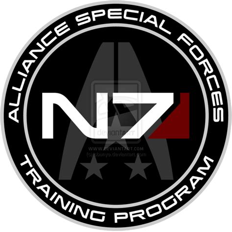 Mass Effect N7 Training Program Custom Logo By ~cbunye On Deviantart