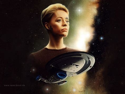 Seven Of Nine Star Trek Voyager Wallpaper 24187008 Fanpop
