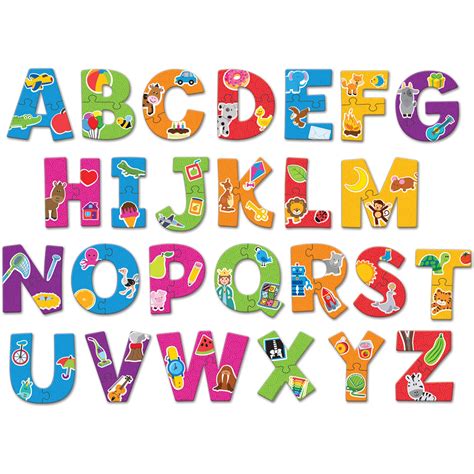 Learning Resources Alphabet Puzzle Cards Alphabet Sort
