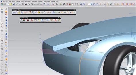 Car Design With Nx8 Concept Car To Car Modeling 3d Drawing And Graphics
