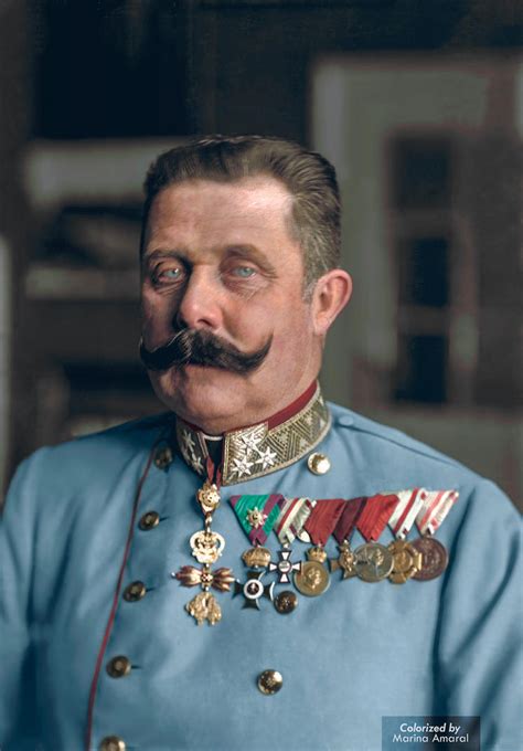Colorization Archduke Franz Ferdinand Of Austria By Marinamaral On
