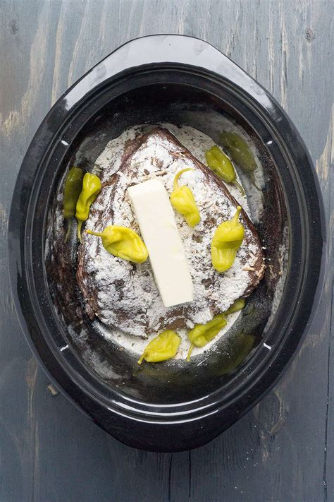 No butter at all, no liquid at all. Crock Pot Mississippi Pot Roast | Foodtasia | Recipe ...