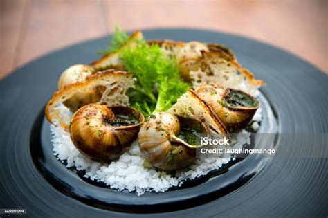 Escargot Edible Snail French Cuisine Stock Photo Download Image Now