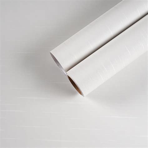 Chihut Faux Grasscloth Peel And Stick Wallpaper White Textured