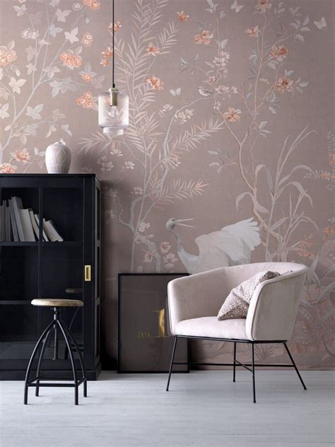 Chinoiserie Mural Wallpaper Repeat Home Decor Wall Murals Etsy