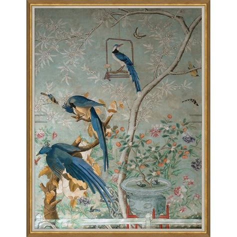 Chinoserie By Soicher Marin Painting Hand Painted Wallpaper