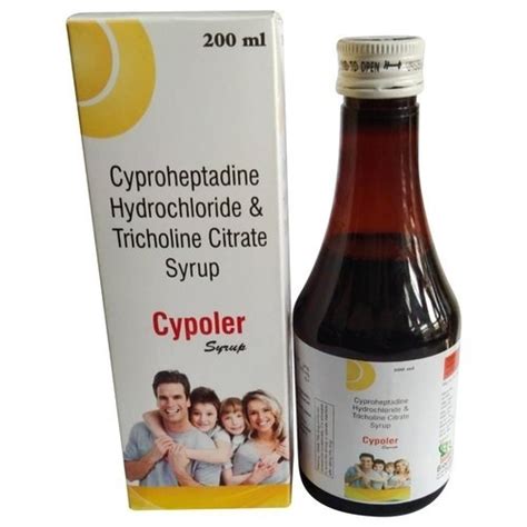 Cypoler Cyproheptadine Syrup Used To Treat Loss Of Appetite 200ml