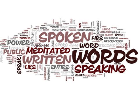 The Secret Of The Spoken Word Success Factor