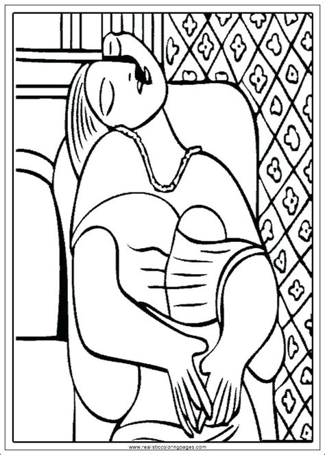 Picasso Coloring Pages At Getdrawings Free Download