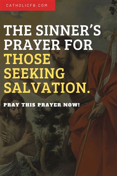 The Sinners Prayer For All Believers Sinners Prayer Sinner Prayers