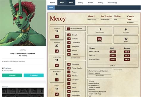 Is There A 5e Character Builder Online Labelspase