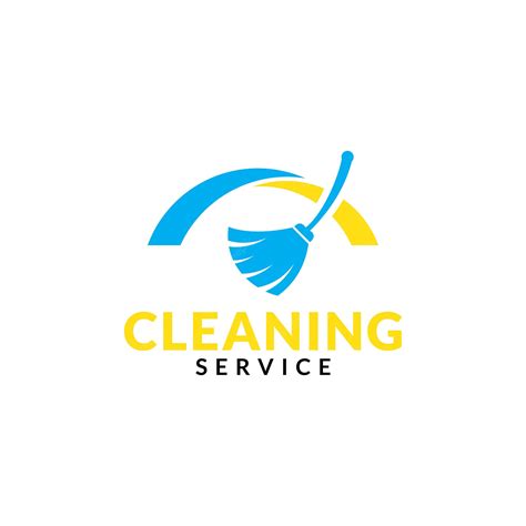 Servicio De Limpieza Diseño De Logotipo De Empresa Concepto Ecológico Para Interiores