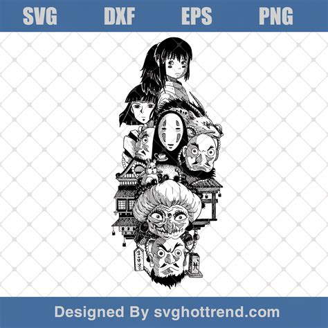 Spirited Away Svg Anime Svg Anime T Svg Love Anime Svg Anime Manga Svg Anime Design Svg