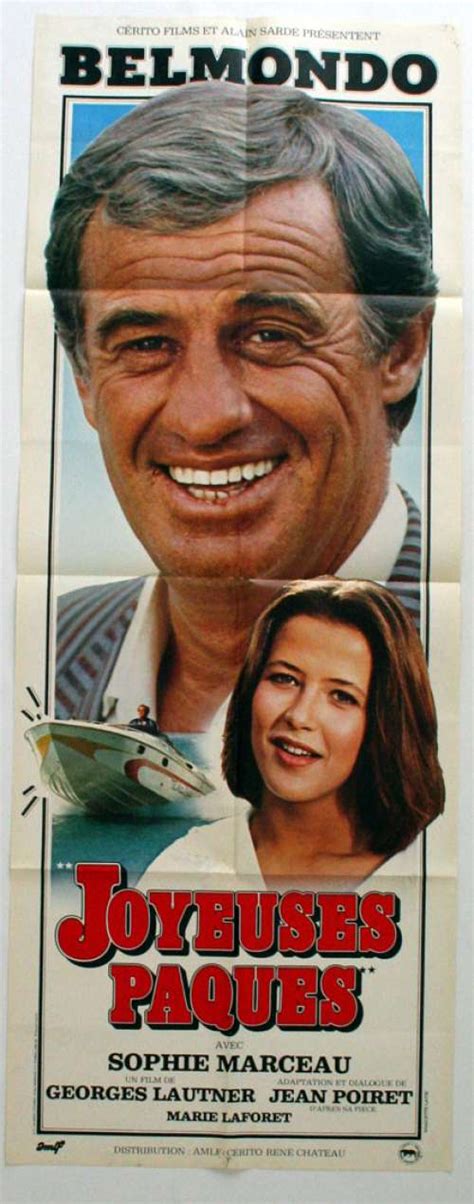 Sophie marceau #actrice et #réalisatrice. Affiche de cinéma 120 x 160 du film JOYEUSES PÂQUES ...