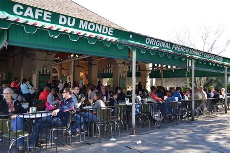 The cafe du monde coffee and chicory is traditionally served au lait, mixed half and half with hot milk. Cafe Du Monde New Orleans - ReviewTravel Experta - Travel ...