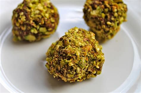 Dark Chocolate Pistachio Truffles Rhyme And Ribbons