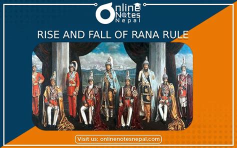 Rise And Fall Of Rana Rule In Grade 8 Reference Notes Online Notes Nepal