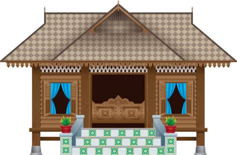 Kampung House Illustrations Royalty Free Vector Graphics And Clip Art