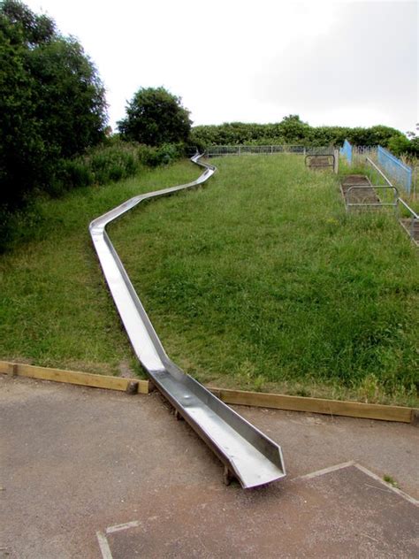 Very Long Slide In A Rumney Park © Jaggery Geograph Britain And