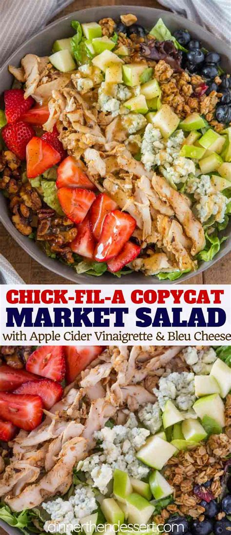 Grab your mandoline and head to the kitchen for a batch of piping hot spuds. Chick-fil-A Market Salad (Copycat) - Dinner, then Dessert