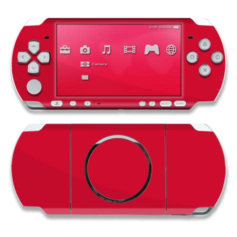 Psp 3000 Skin Solid State Red By Solid Colors Decalgirl