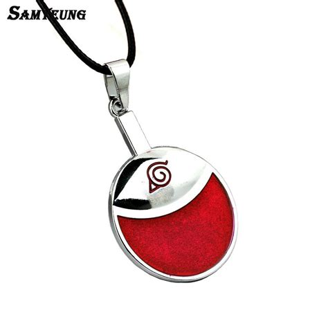 Samyeung 10pcs Anime Naruto Leather Chain Necklaces For Best Friends