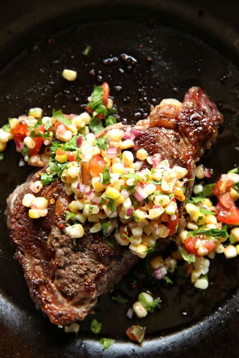 Make a large batch of the dry rub and store airtight in. Spicy Grilled Corn Salad Is The Perfect Rib-Eye Steak ...
