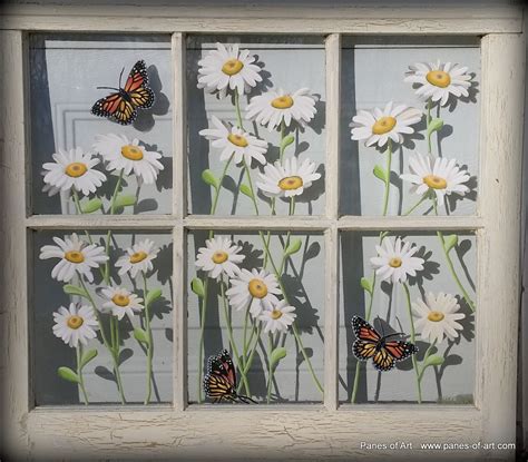 Panes Of Art Barn Quilts Hand Painted Windows Window Art Decorative
