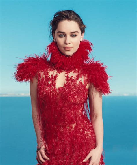 Emilia Clarke For Harper S Bazaar GAG