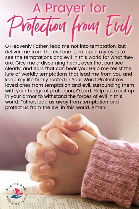 Welcome to a catholics and christians. Lead Us Not Into Temptation: Prayer for Protection from ...