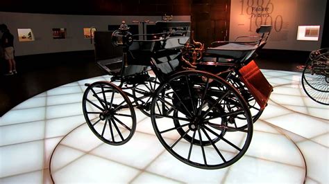 1886 Daimler Motorized Carriage At Mercedes Benz Museum Youtube