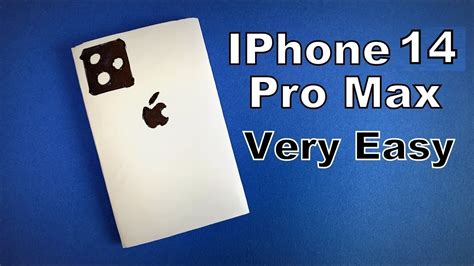 How To Make A Paper Iphone 14 Pro Max Diy Origami Iphone Easy