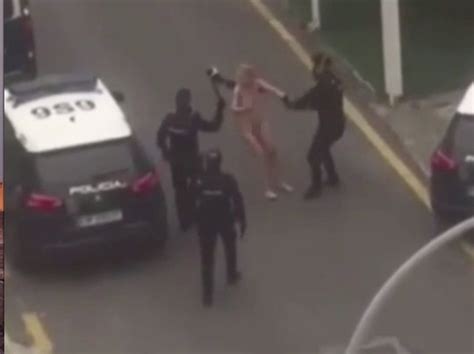 naked woman jumps on police car after leaving court for lockdown breach news news metro news