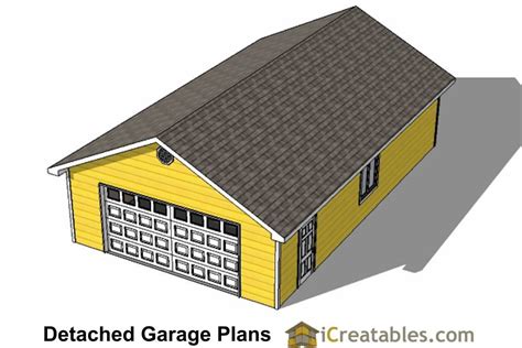 24x40 Garage Plans 24x40 Detached Garage Plans Garage Plans