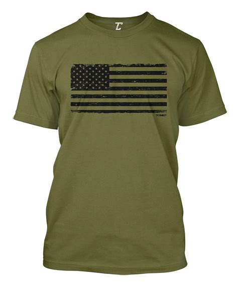 Distressed Black Usa Flag Patriotic Men S T Shirt Kinihax