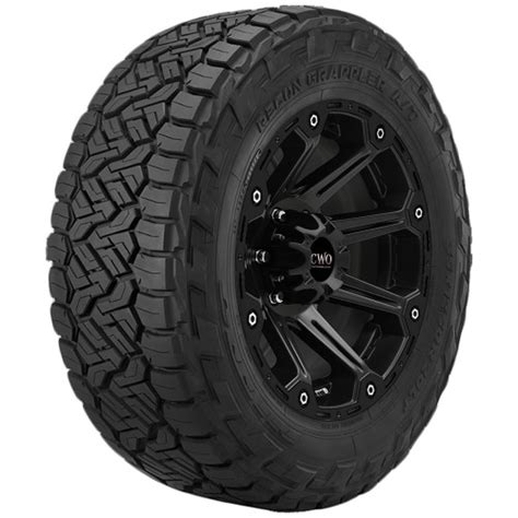 33x1250r17lt Nitto Recon Grappler 124r Load Range F Black Wall Tire