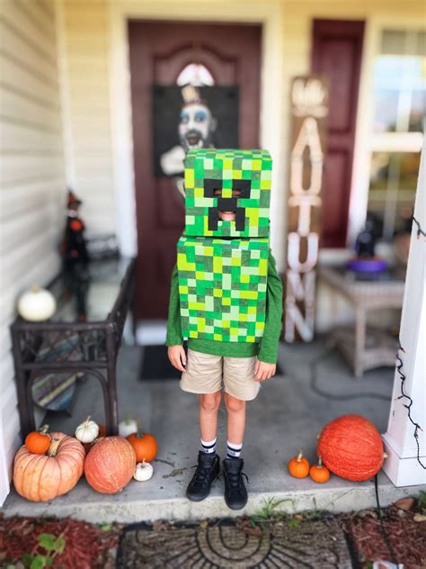 Diy Minecraft Creeper Costume Darlin South